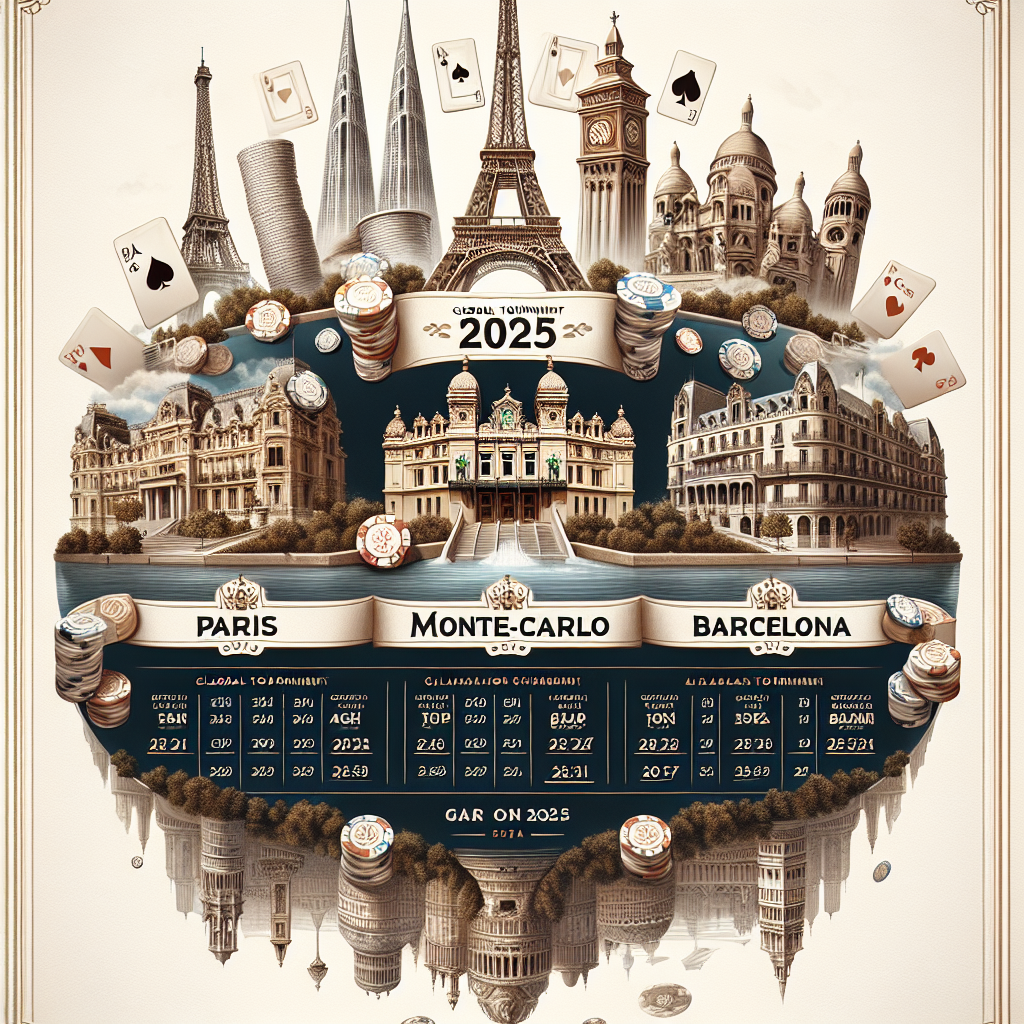 Exciting Stops for the 2025 EPT Season: Paris, Monte-Carlo, and Barcelona