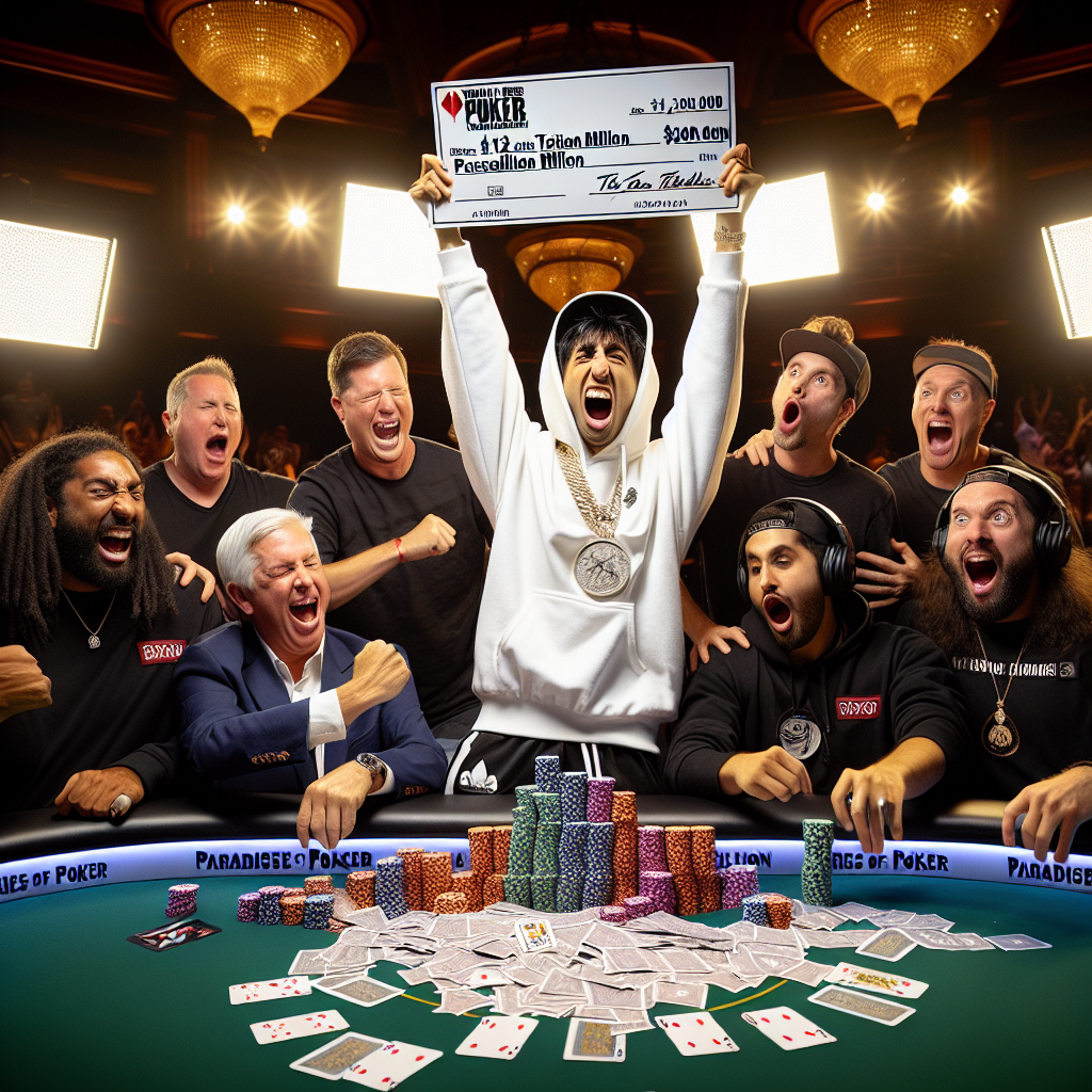 Battle Rapper Claims Victory Over Poker Pros, Secures $12 Million at WSOP Paradise Triton Million