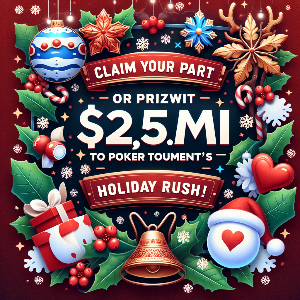 Join the Holiday Rush: Win Your Share of $2.5M with WPT Global!