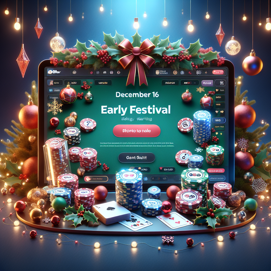 Early Festivities at 888poker: Holiday Sale Begins December 16