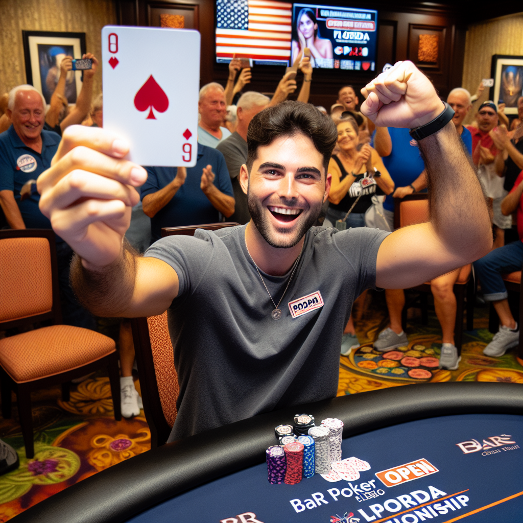 John Germano Triumphs at the 2024 Bar Poker Open Florida Championship