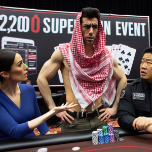 Justin Bonomo Disqualified from $25,000 Super Main Event Over Palestinian Attire; WSOP Responds