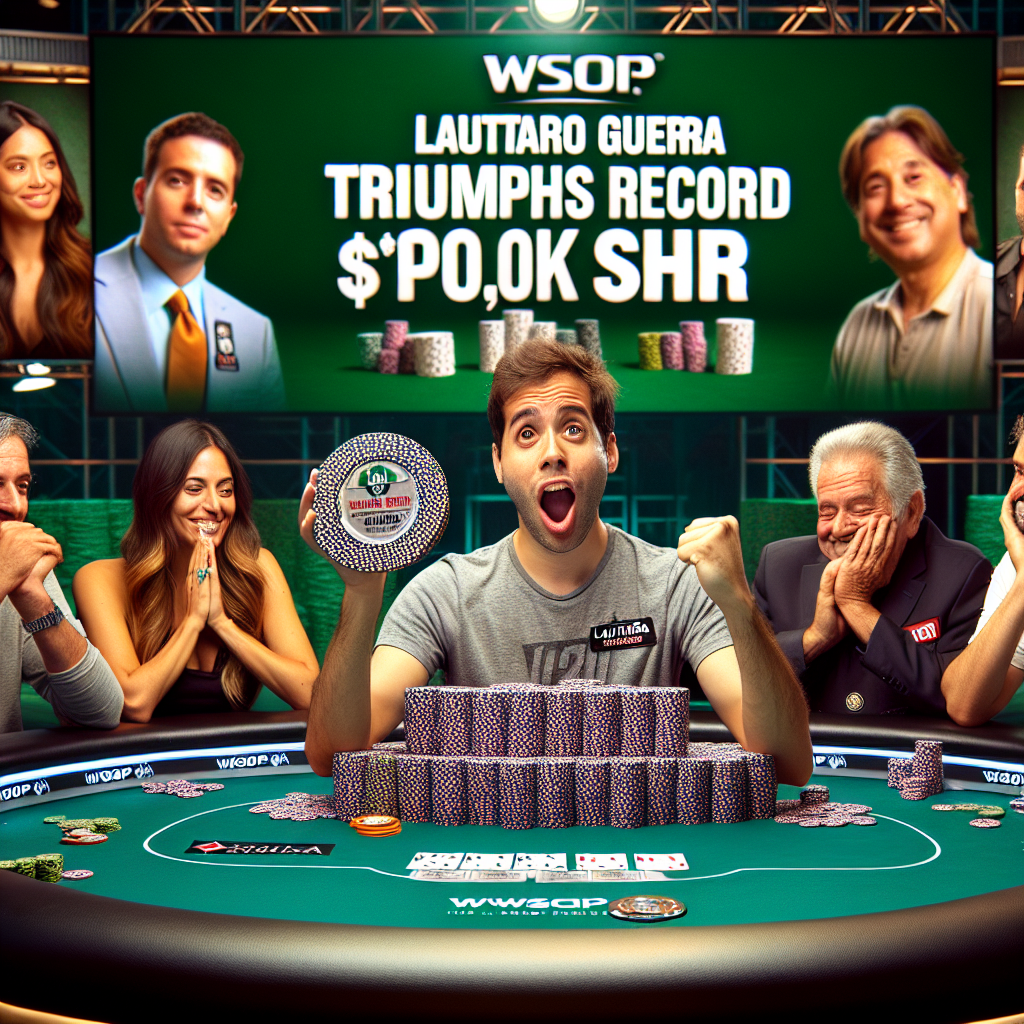 Lautaro Guerra Claims Victory in Historic $100K PLO SHR at WSOP Paradise