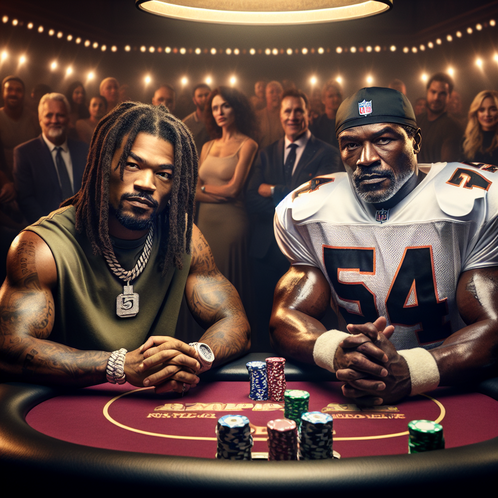 Rapper Triumphs Over NFL Legend in Thrilling ‘Rampage Poker’ Duel