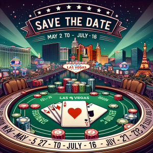 Save the Date: 2025 WSOP Scheduled in Las Vegas from May 27 to July 16